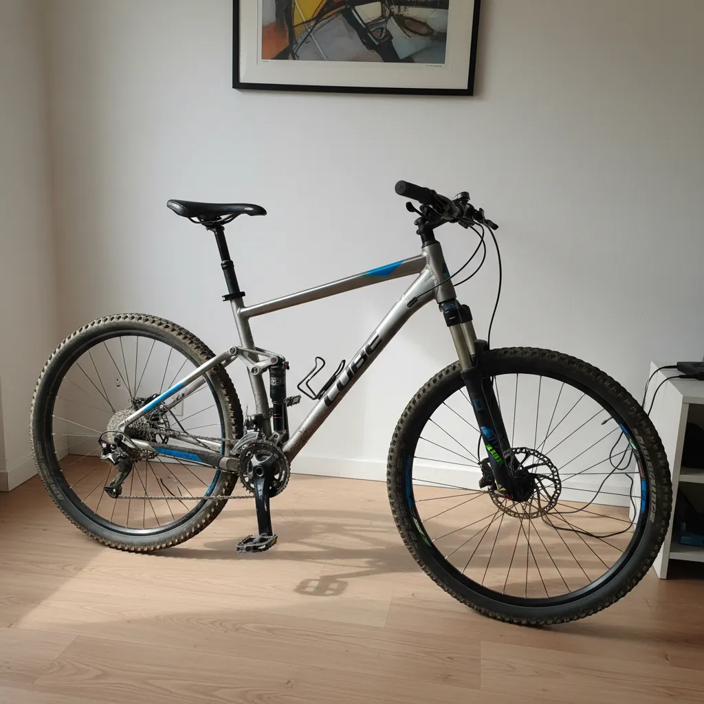 Bici MTB Cube Stereo 120 HPA. Doble. Talla S/M