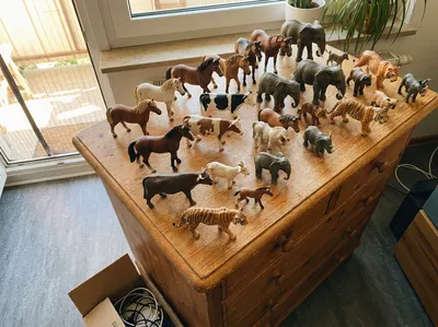 Figuras de animales variados Marca Schleich