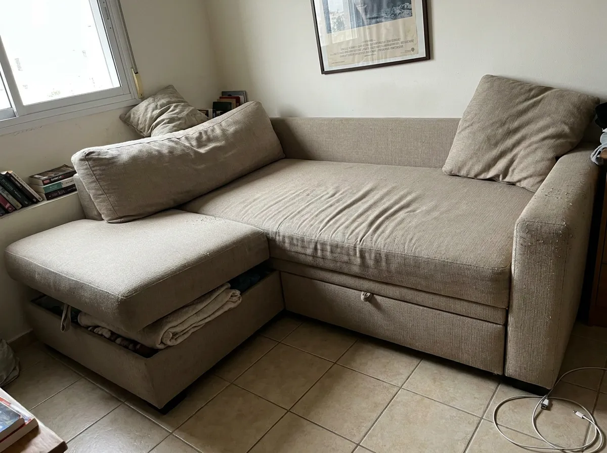 Sofá Cama Chaiselongue de 215cm con Arcón