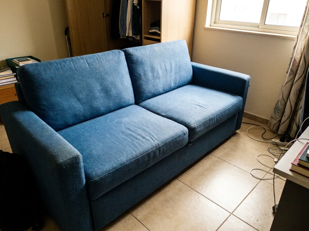 Sofá Cama Azul