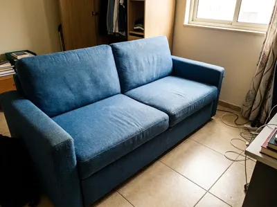 Sofá Cama Azul