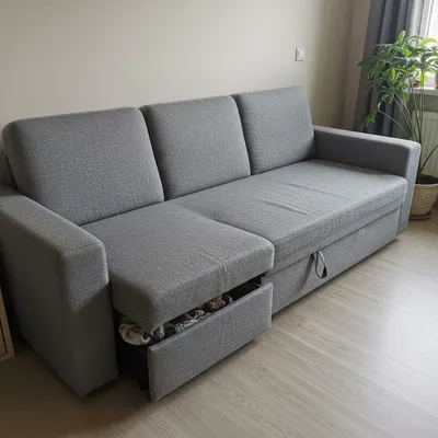 Nuevo Sofá Cama en Tela Gris
