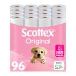 Scottex Original Papel higiénico. 96 rollos (2 capas)