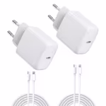Pack de 2 Cargadores 25W de USB C con Cable de Carga