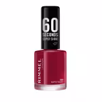 Rimmel London 60 Seconds Super Shine Esmalte de Uñas, 320 - Rapid Ruby