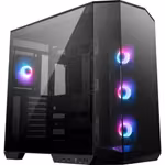 Torre PC MSI MAG PANO 100R PZ ARGB Semi Torre Doble Cristal Templado USB-C Negra