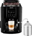 Cafetera Superautomática Krups EA8160 (Pantalla LCD, Molinillo) + Accesorio Cappuccino